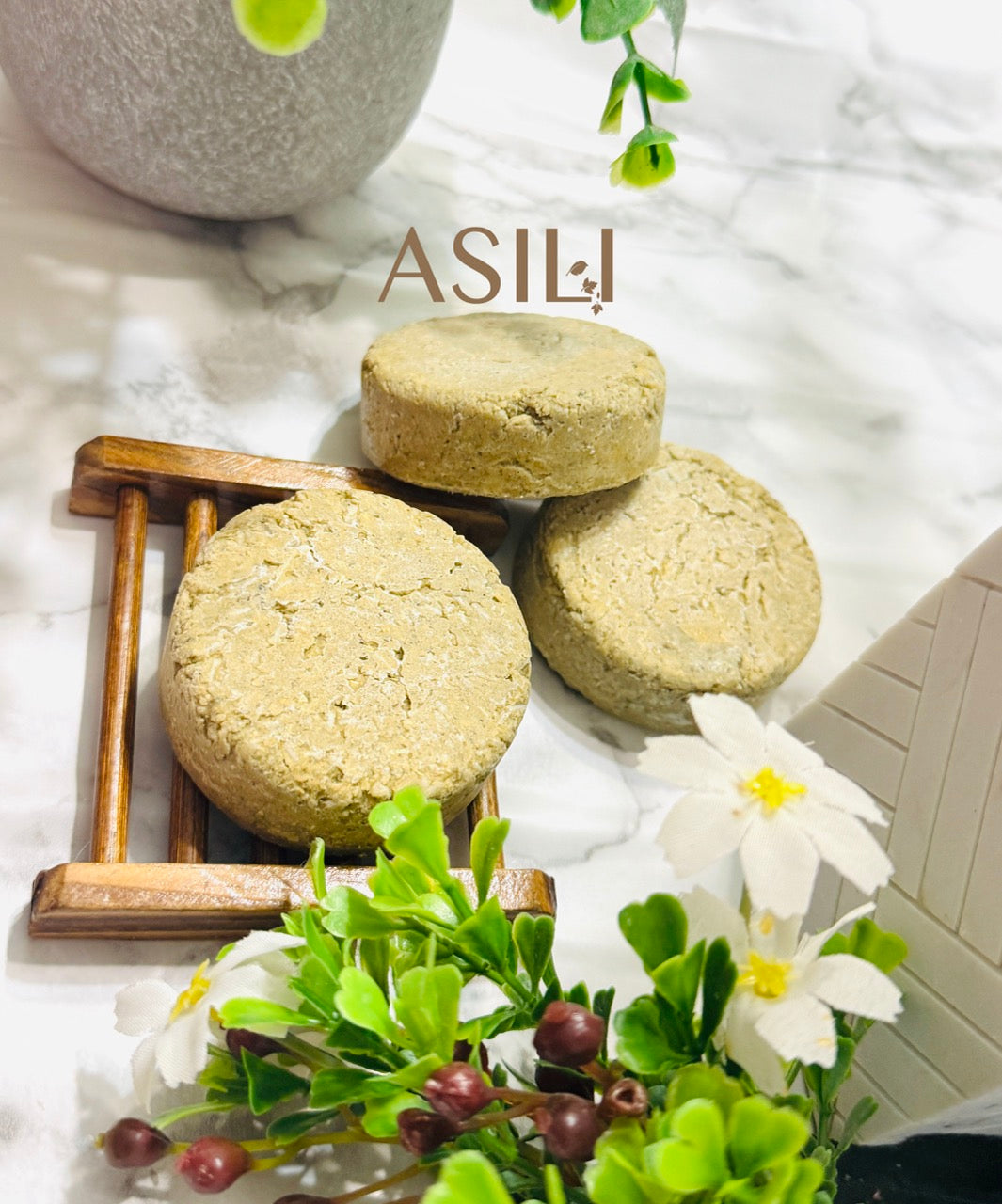 Chamomile & Aloe Vera Shampoo Bar – Gentle, Soothing Care for Sensitive & Dandruff-Prone Scalp | Natural & Handmade in Montreal
