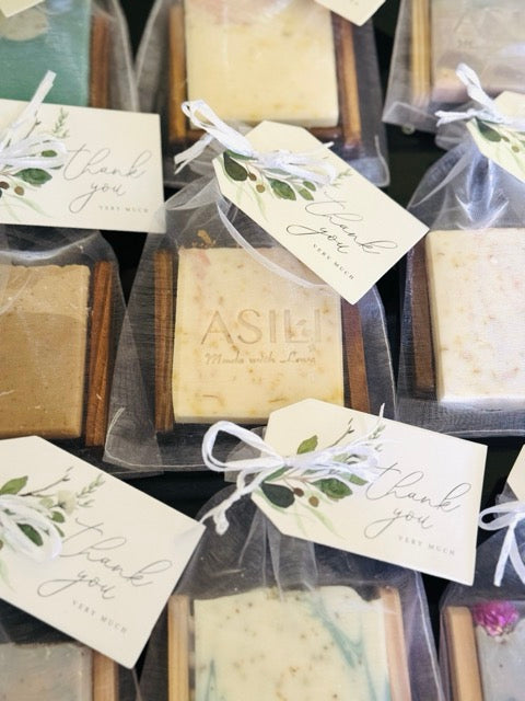 1/2 Barres de savon entièrement personnalisées